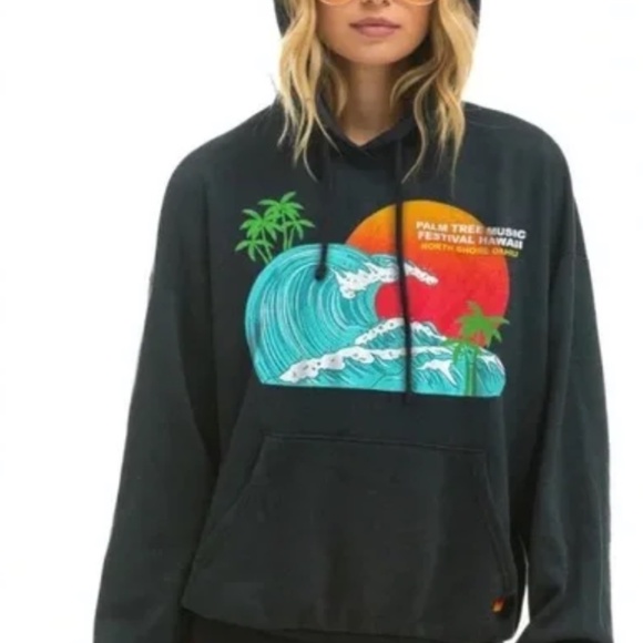 aviator nation sweatsuit - palm tree festival - Picture 5 of 5